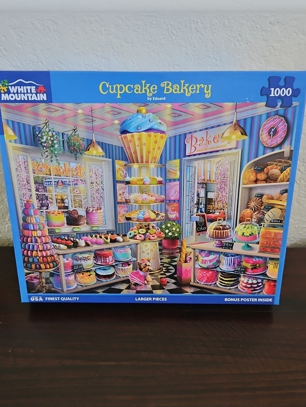 CUPCAKE BAKERY 1000 PIECE WHITE MOUNTAIN PUZZLE